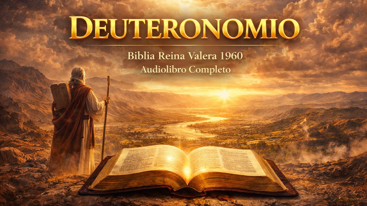 Deuteronomio Biblia Hablada Reina Valera 1960 | Audiolibro Completo (Nueva Edición)
