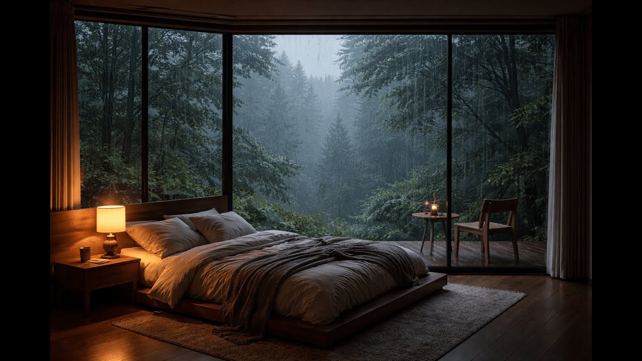 Relaxing Rain Sounds for Deep Sleep 🌧️ Calm Mind, Stress Relief, Insomnia Aid