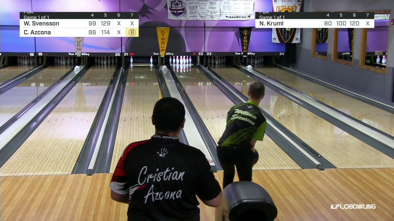 2019 PBA Wilmington Open Cashers Round Rolloff - William Svennson, Cristian Azcona, & Nick Kruml