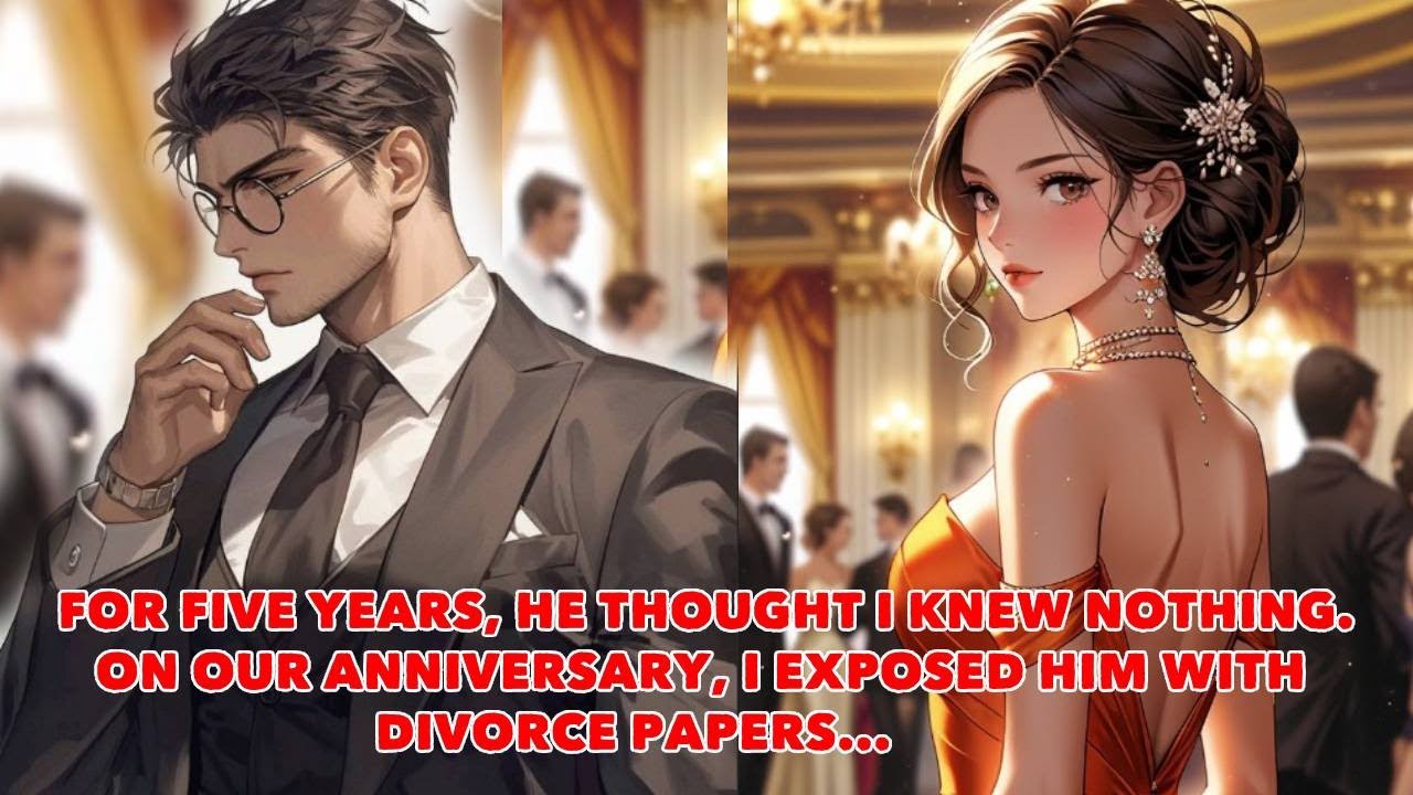For five years, he thought I knew nothing. On our anniversary, I exposed him with divorce papers.
