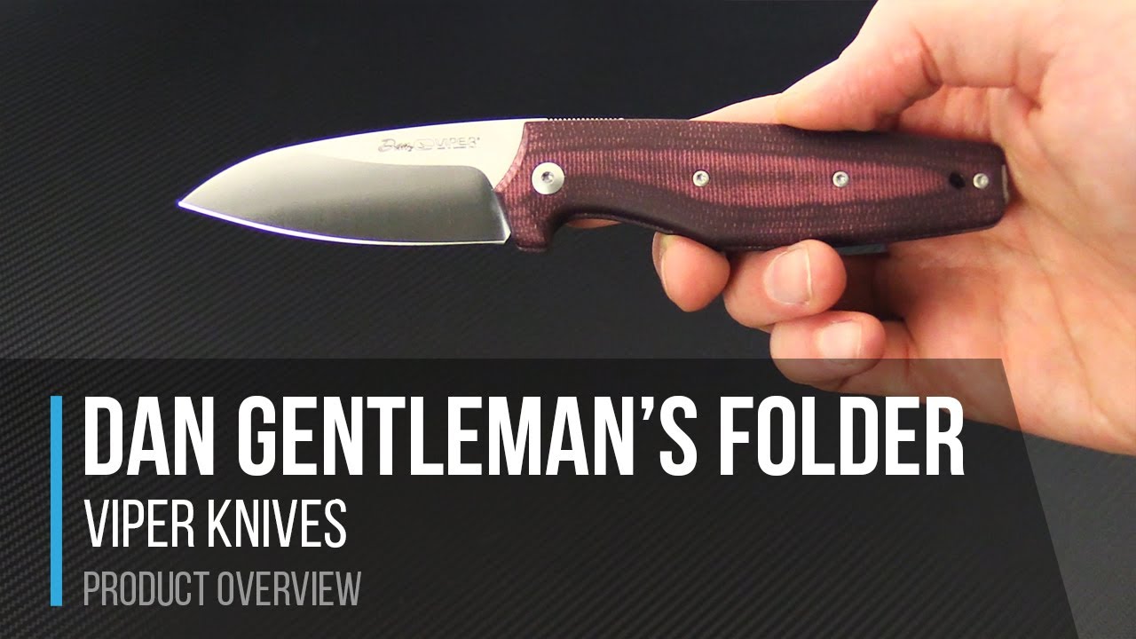 Viper Knives Dan 1 & 2 Gentleman's Folder Overview
