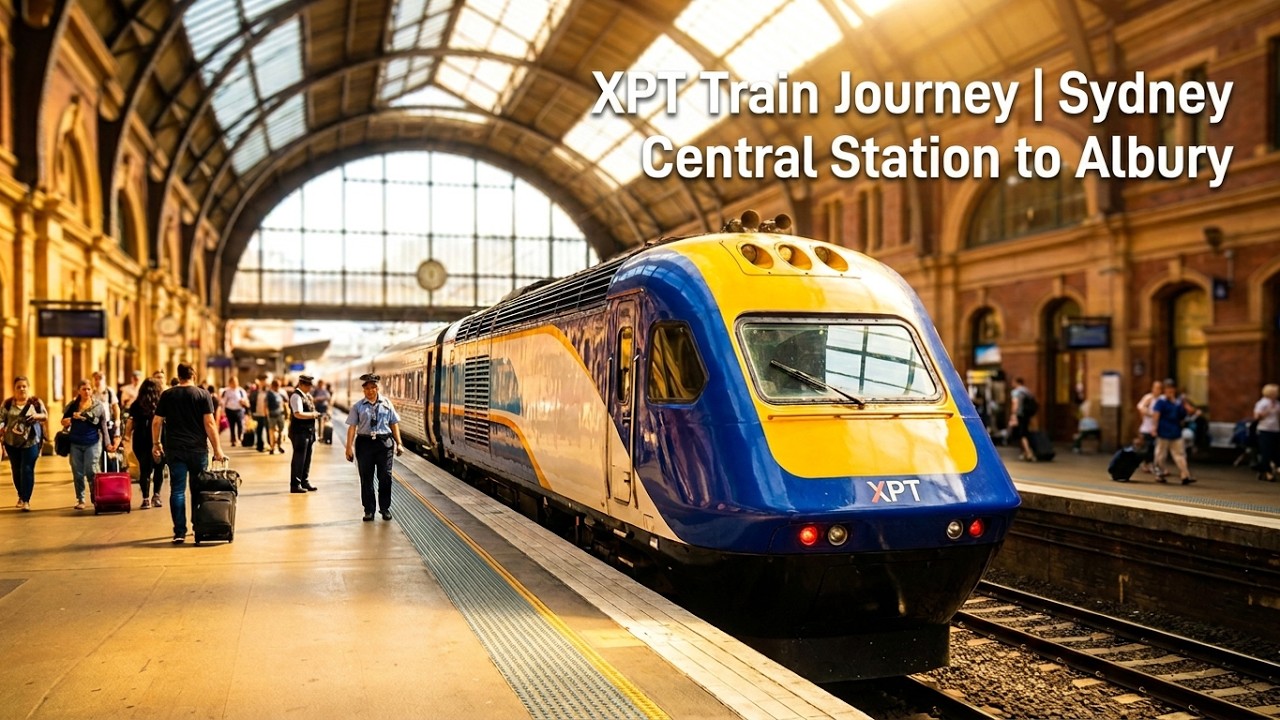 XPT Train Ride Experience 4K