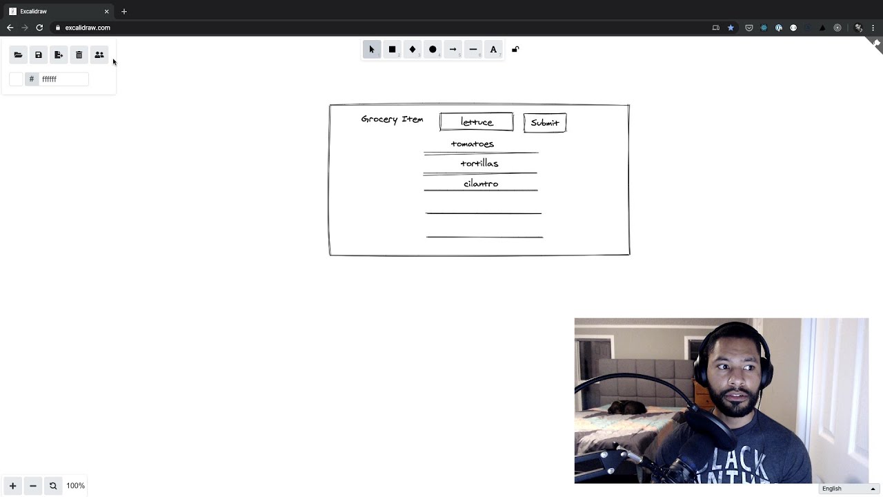 Быстрое создание макетов с помощью Excalidraw