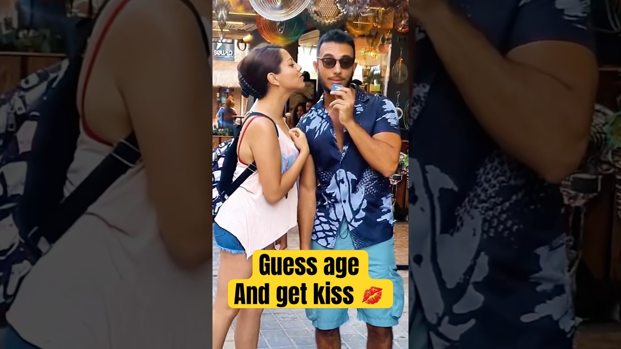 Guess age and get a kiss 💋 #shorts