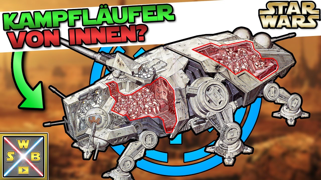 Wie sehen REPUBLIKANISCHE KAMPFLÄUFER von innen aus? - STAR WARS von innen