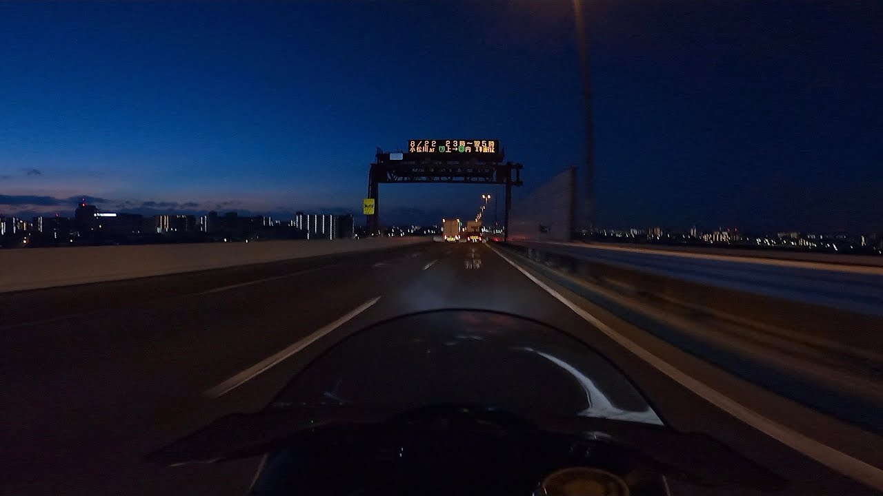 【YAMAHA YZF-R1】眠れない夏の朝駆け【排気音】【4気筒】