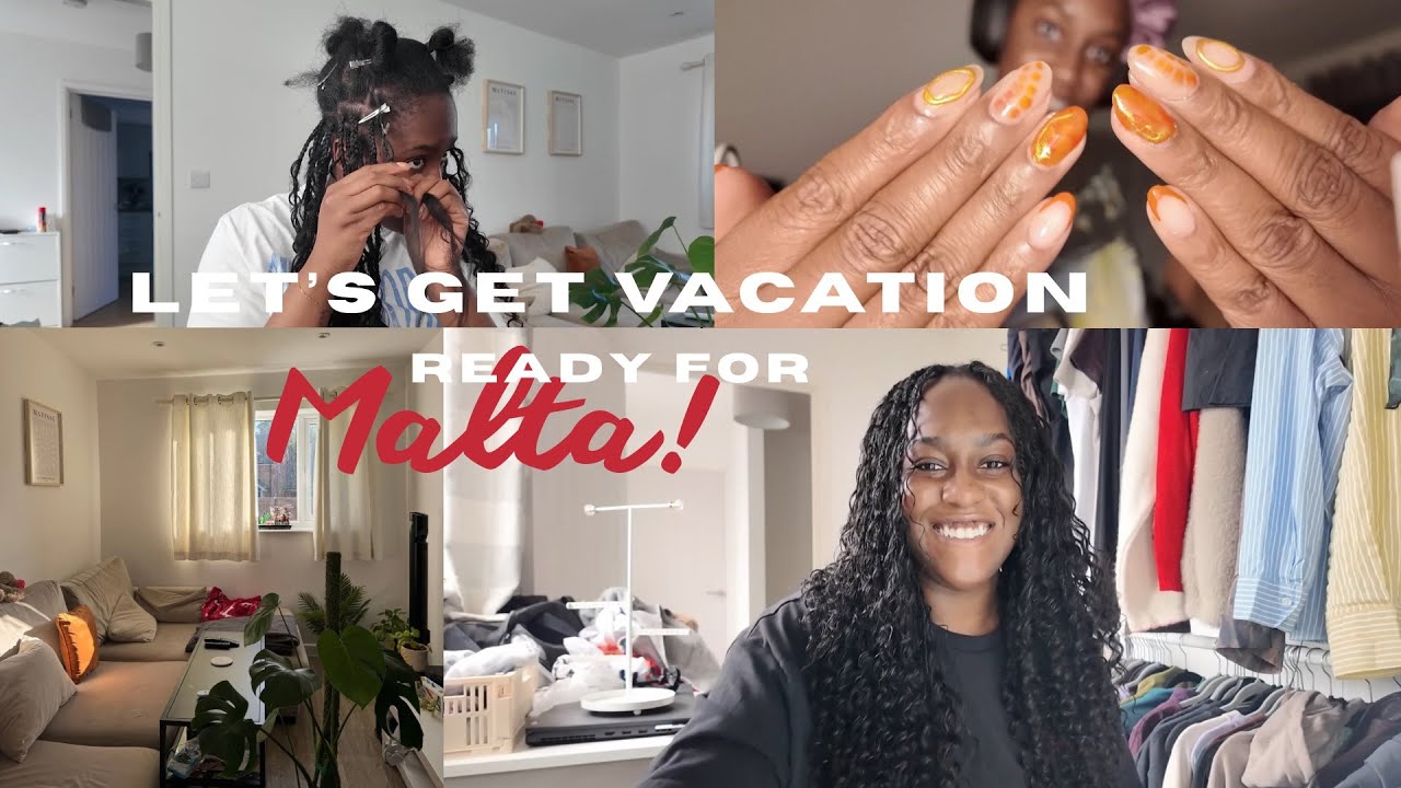 Let's get Vacation ready for Malta 🇲🇹 |  Boho Braids, Nails & Chaos 😅