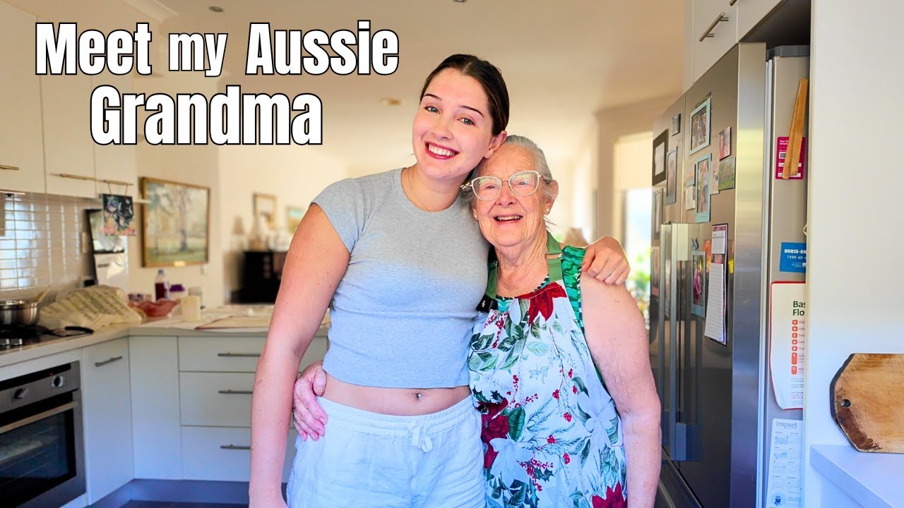 Making scones with my Aussie Grandma