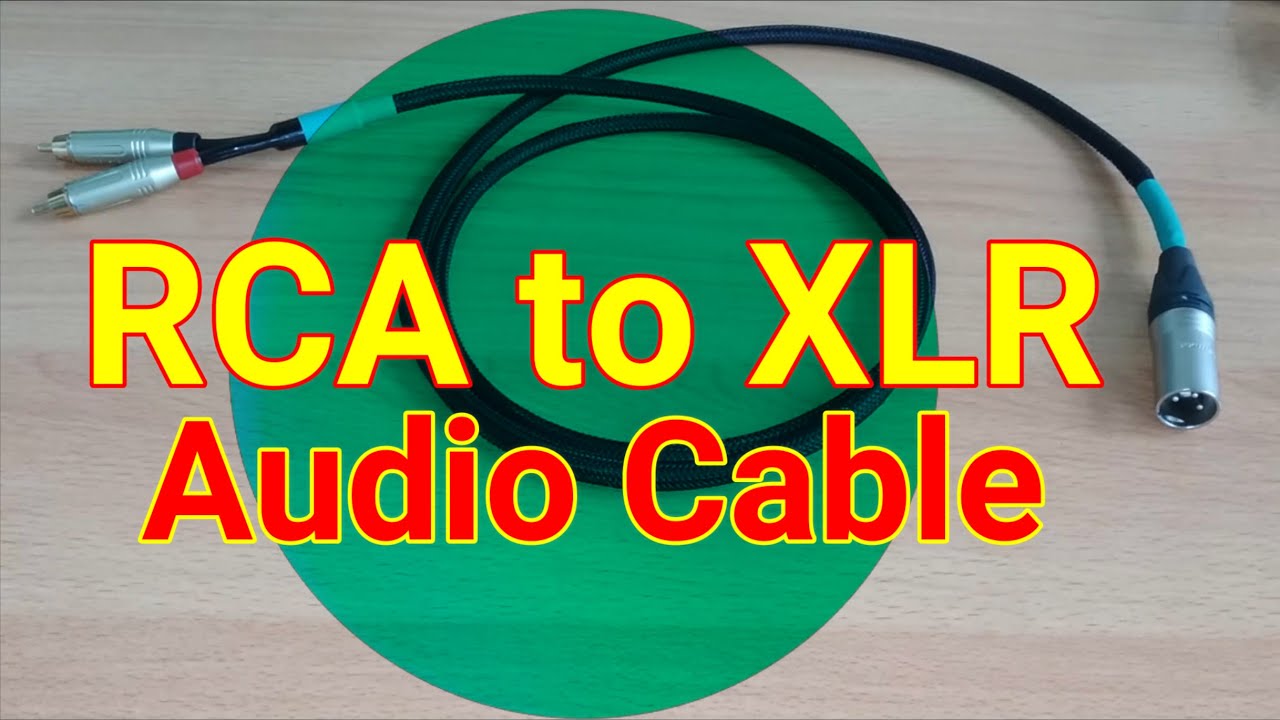 Пайка разъемов RCA и XLR | Создание кабеля с RCA на XLR