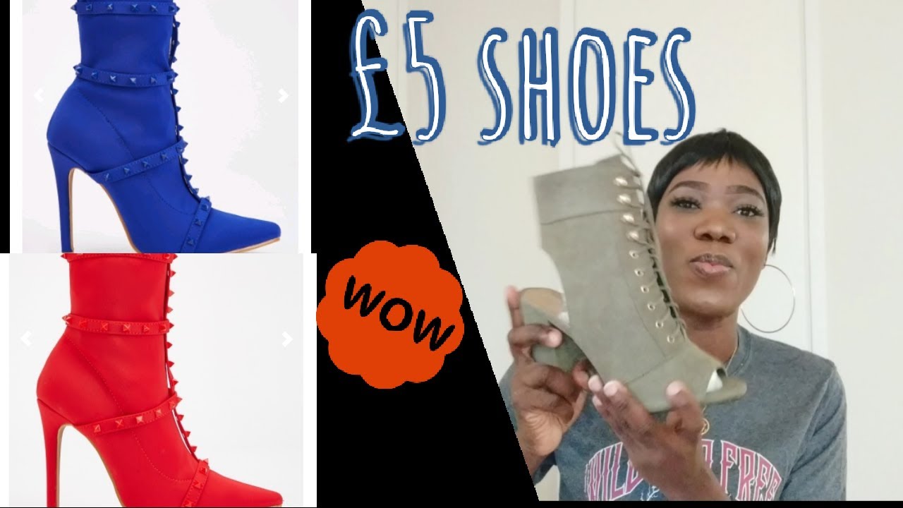 HUGE &pound;5/$7 SHOES REVIEW!!!! everything 5 pounds haul| Honest Review