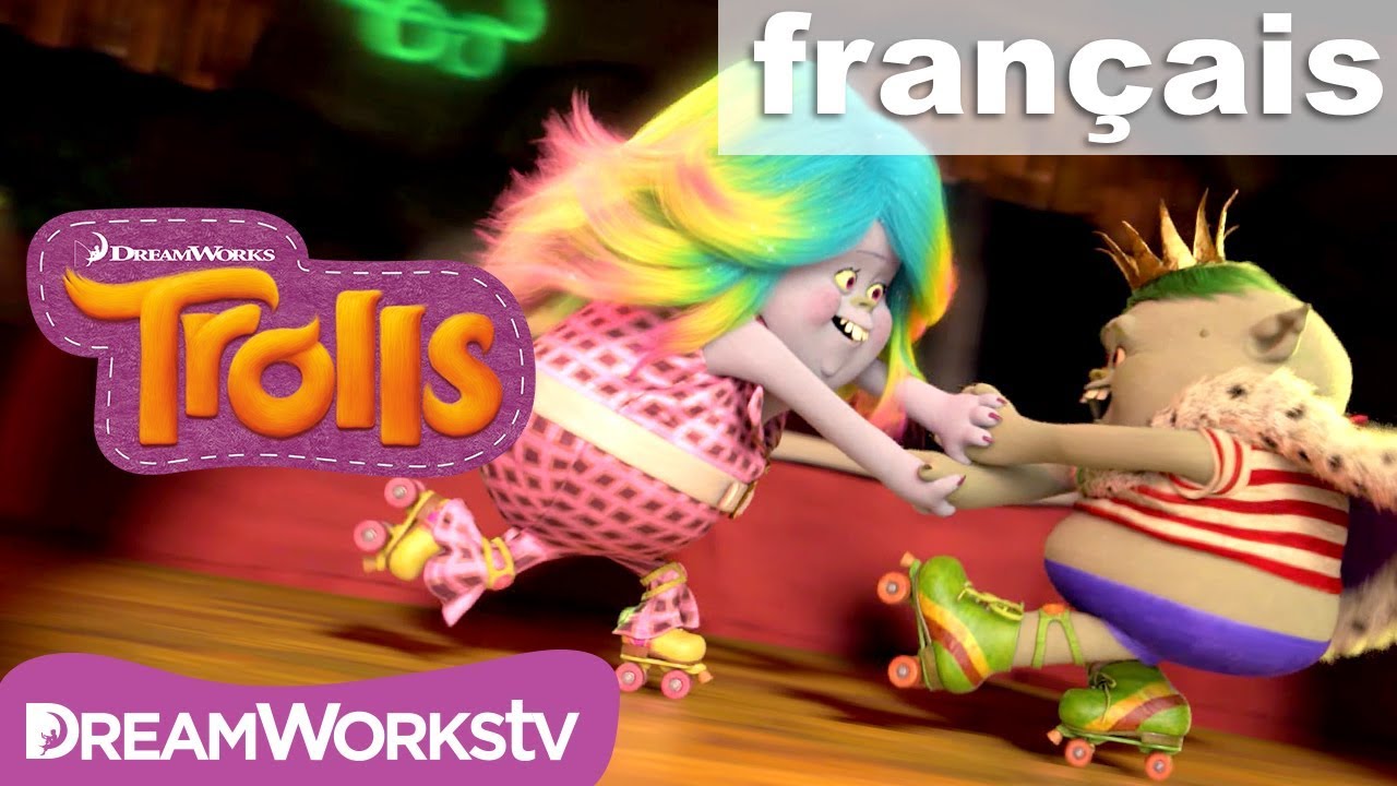 Clip de Bridget & Prince Gristle en rollers « They don’t know » | TROLLS @DreamWorksTVFrançais