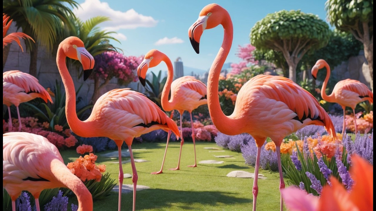 Elegante Flamingo Tanzshow 🦩🎀 | Ballett & Bewegungslieder für Kinder