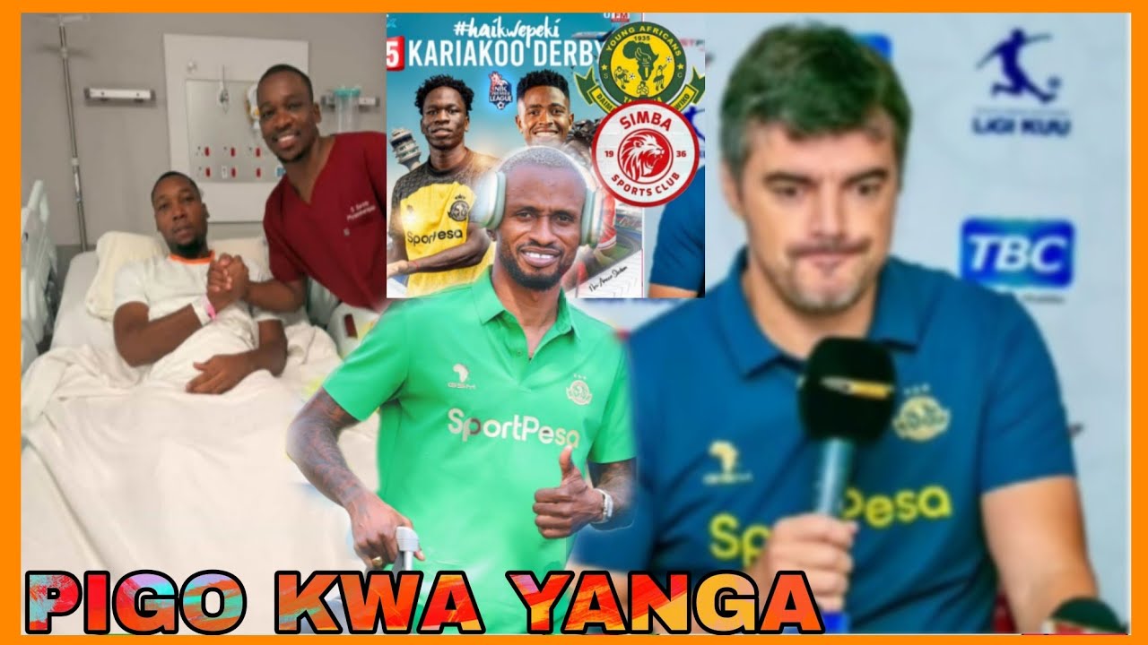 🔴#Breaking:PIGO ZITO kwa YANGA SC mastaa hawa kuikosa DARBY leo dhidi ya SIMBA SC kocha afunguka..!!