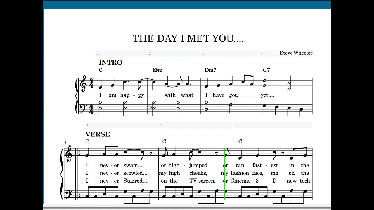 THE DAY I MET YOU