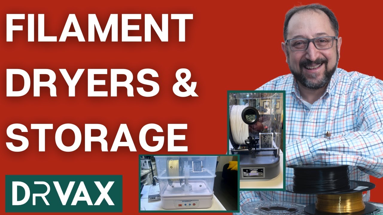 3d Printing Filament Dryers and Storage Systems