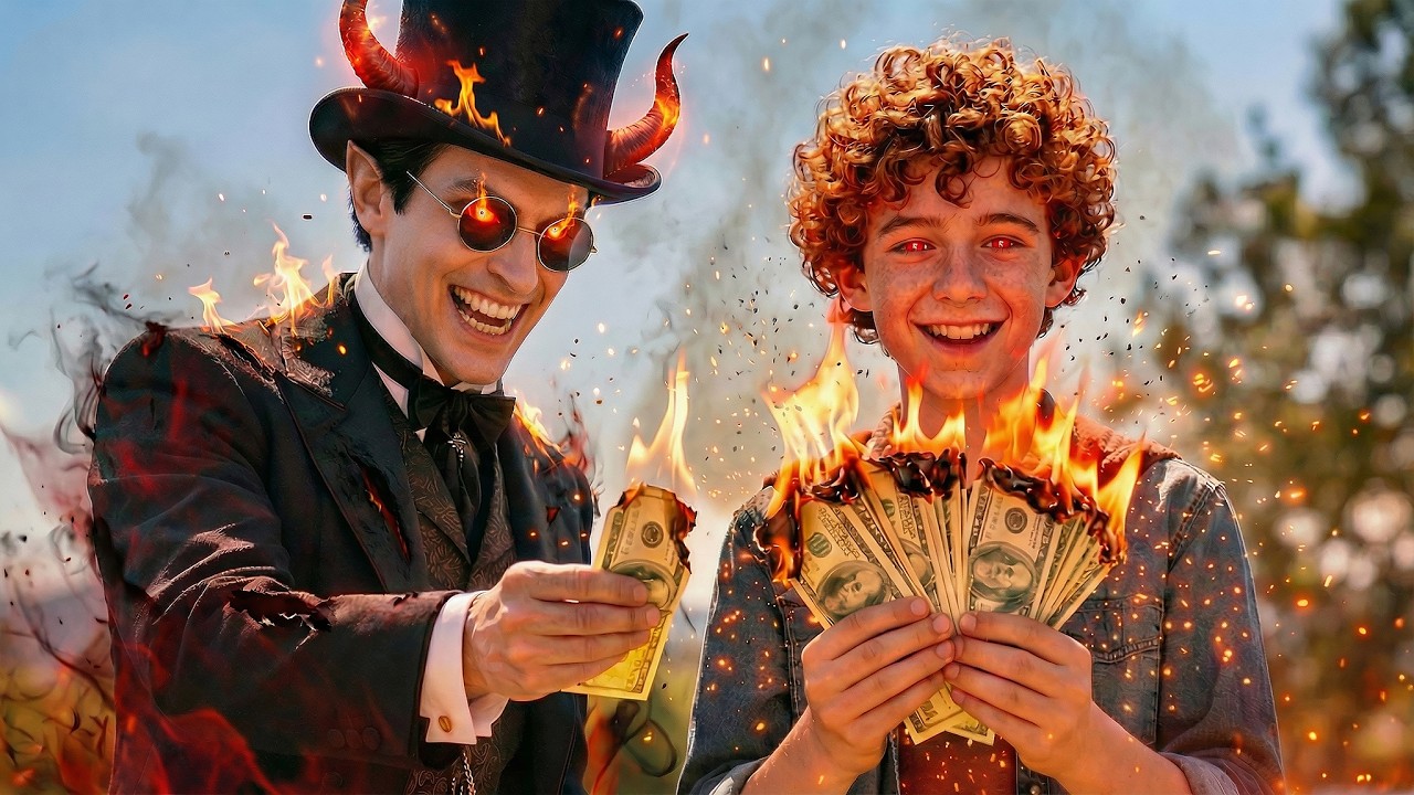 A Poor Boy Gains Wealth After Selling His Laugh to a Dark Stranger