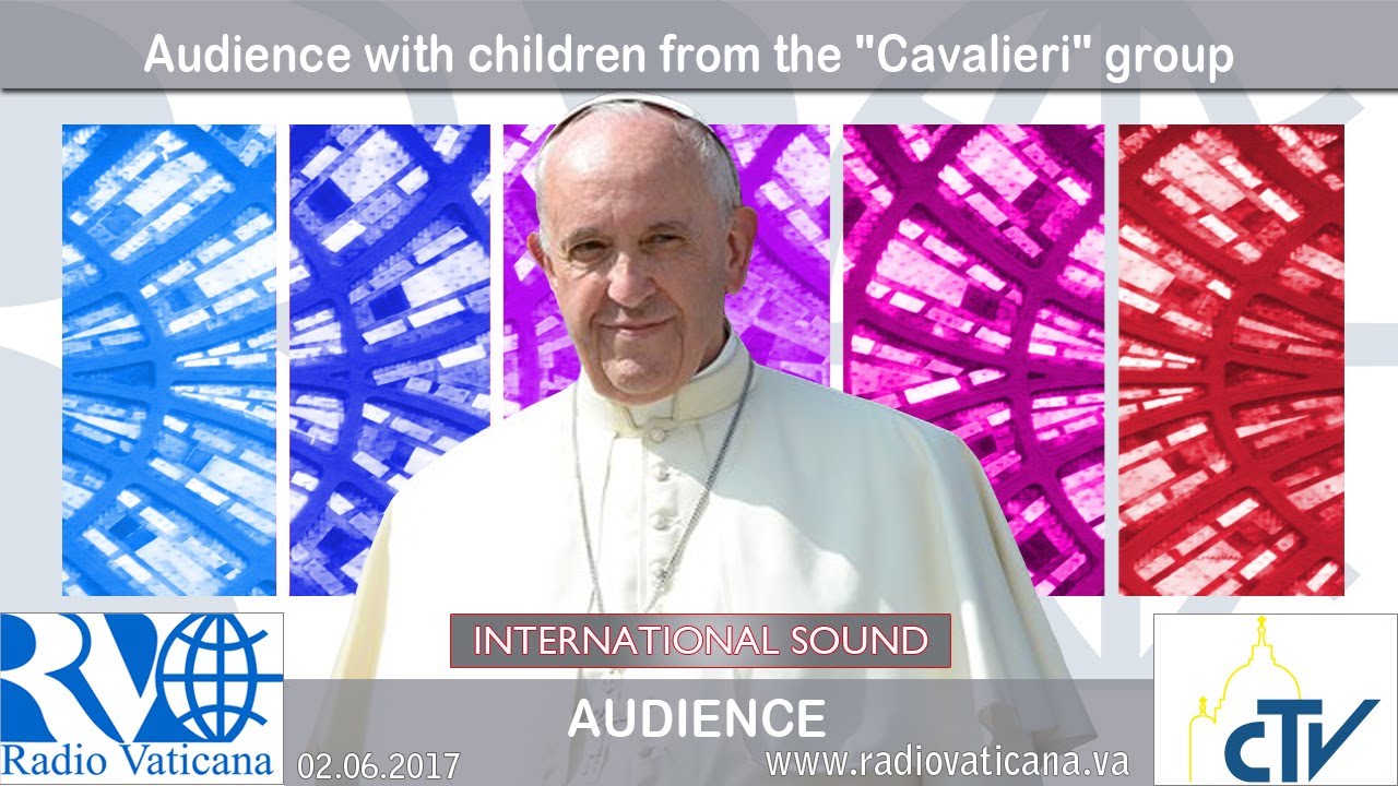 2017.06.02 Audience with children from the 