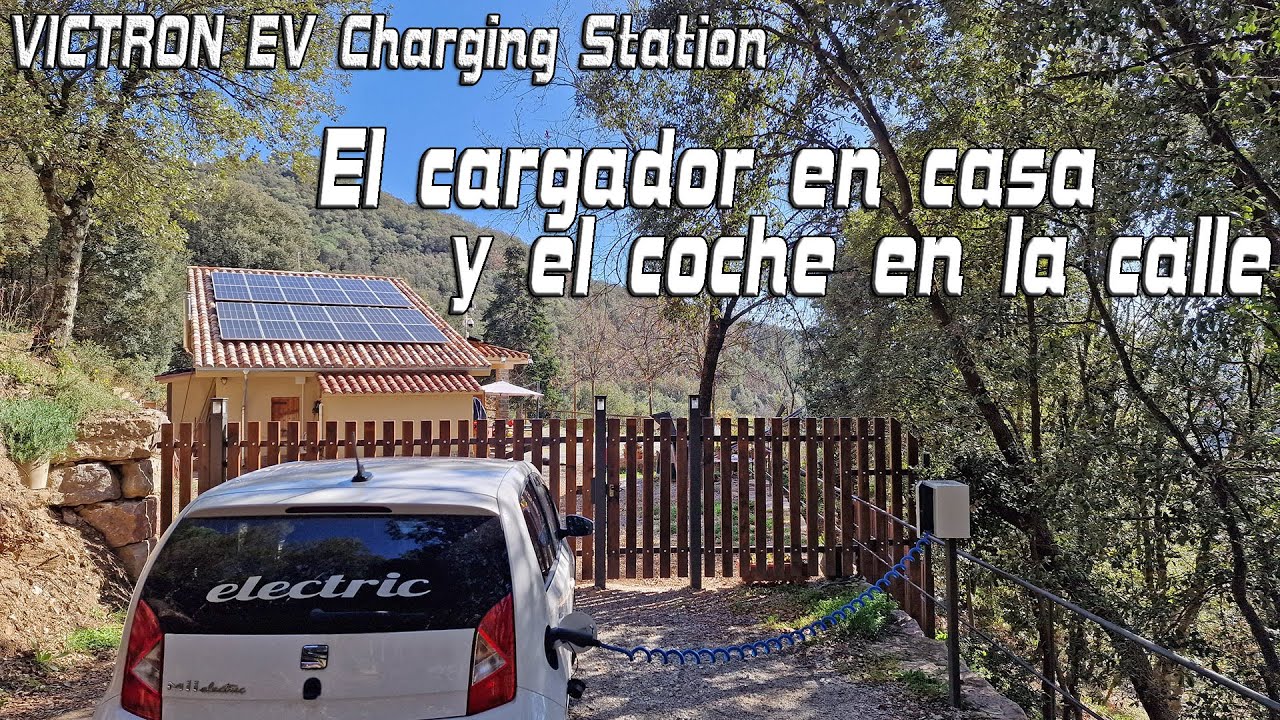 Carga el coche desde casa . VICTRON EV Charging Station