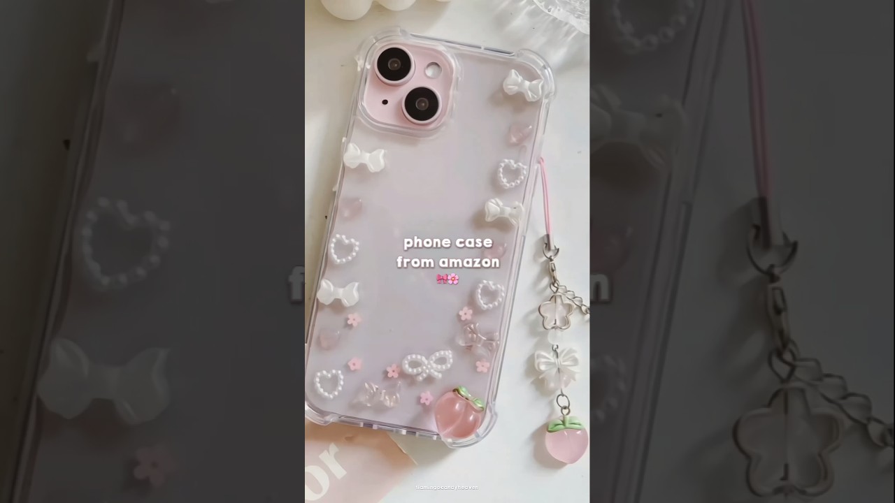 Phone case from amazon for iphone | 🌸🌷🎀🧼 | Aesthetic | Cute | Amazon finds | Phone case | iphone