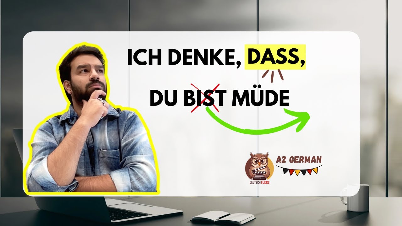 #5 German Dass-Sätze for A2 | Sentence Structure Made Easy