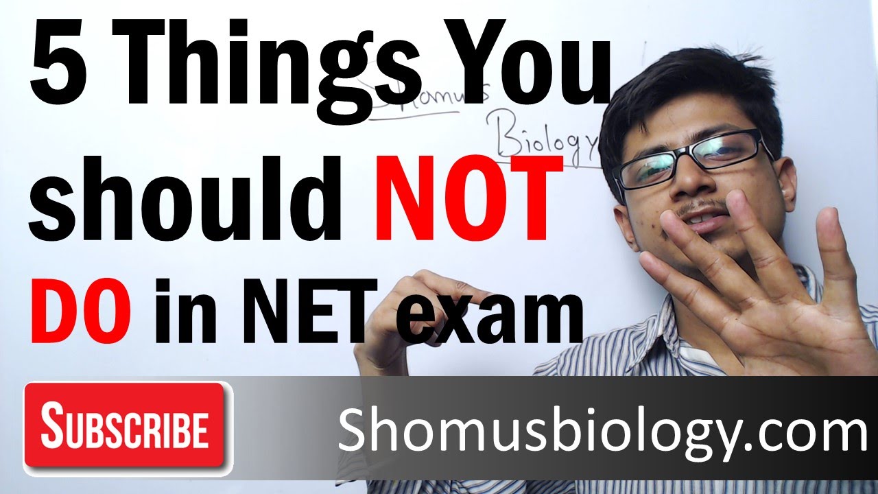 5 things you should not do in CSIR NET exam - CSIR UGC NET jrf preparation