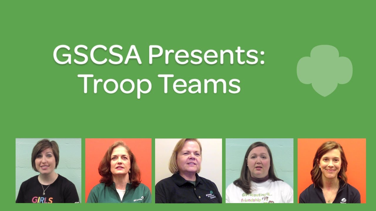 Girl Scout Troop Team Leadership