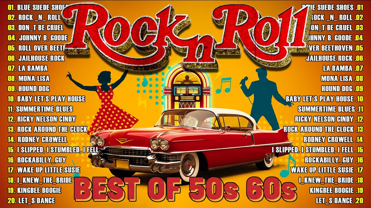 Classic Rock N Roll 50s 60s 70s 🚗 Greatest Rock N Roll Songs of All Time (Road Trip Mix)