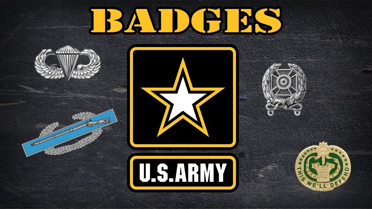 Explaining US Army badges