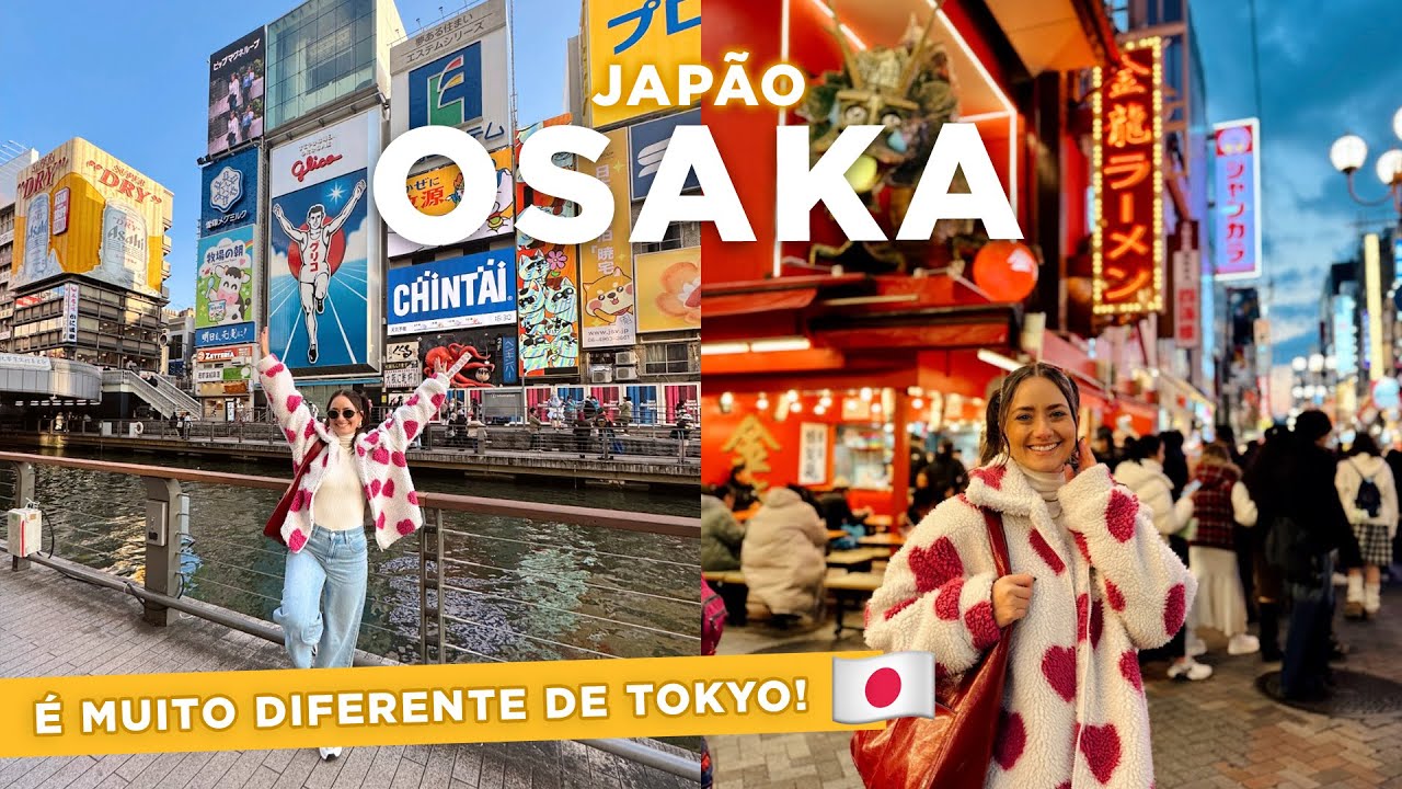 A CIDADE mais DOIDA do JAPÃO |  OSAKA - o que fazer, muitas dicas e preços!
