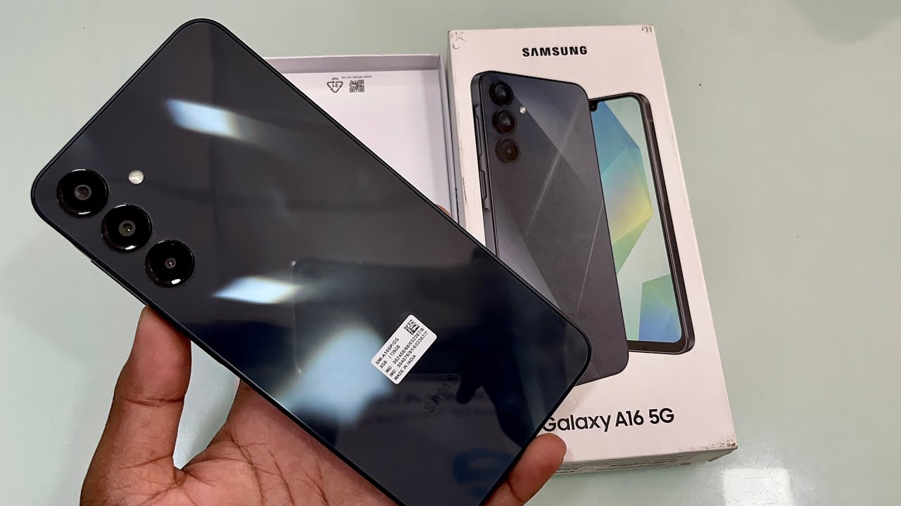 Samsung Galaxy A16 5G - Blue Black Colour Unboxing | New Arrival | Water & Dust IP 54 Rating