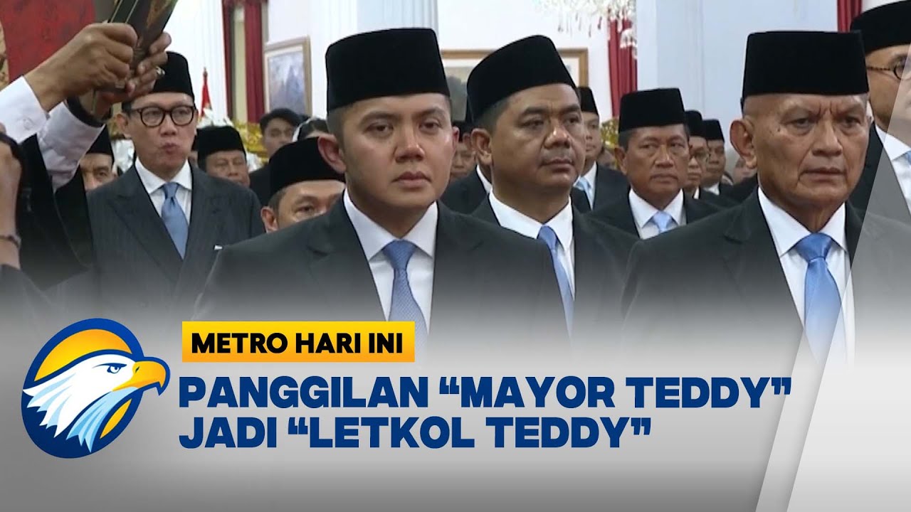 Mayor Teddy Naik Pangkat Jadi Letkol [Metro Hari ini]