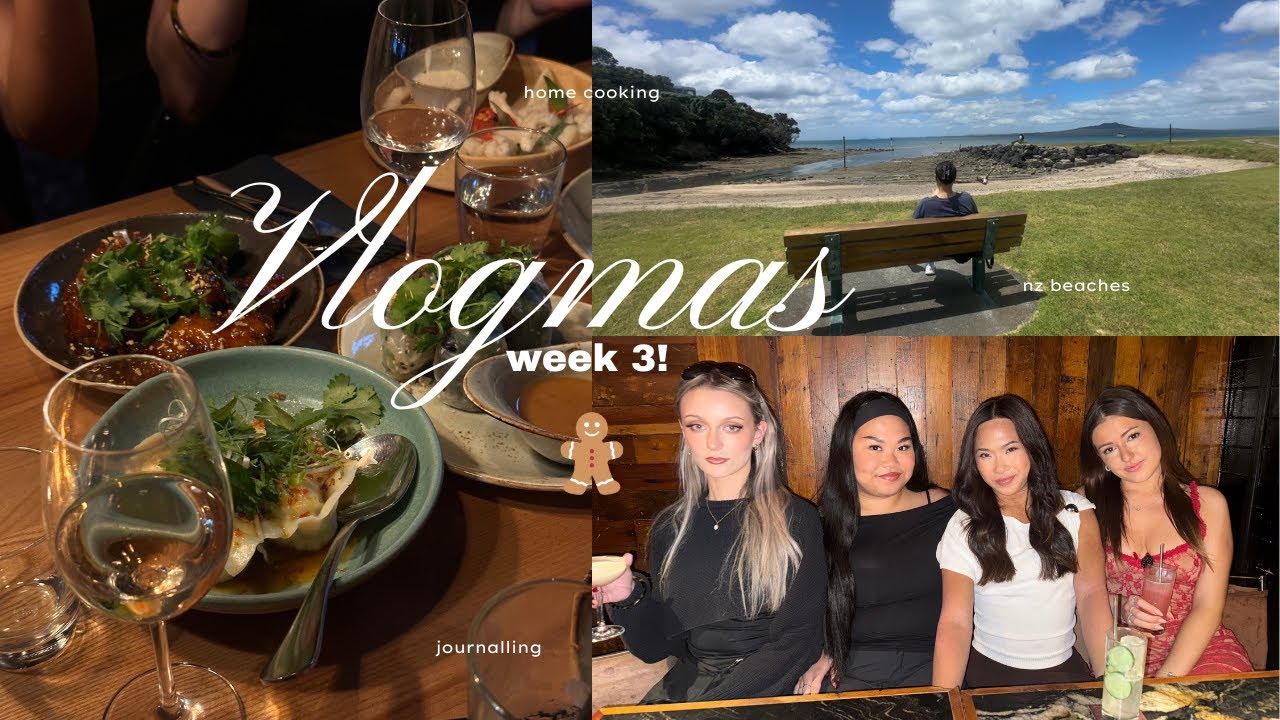 VLOGMAS WEEK 3! — home cooking, journalling, cozy weekends