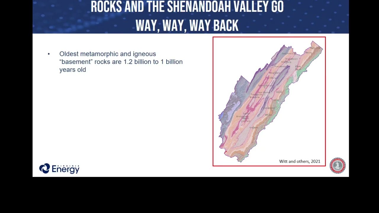 Rocks and People: How Geology Influences Our Lives in the Shenandoah Valley