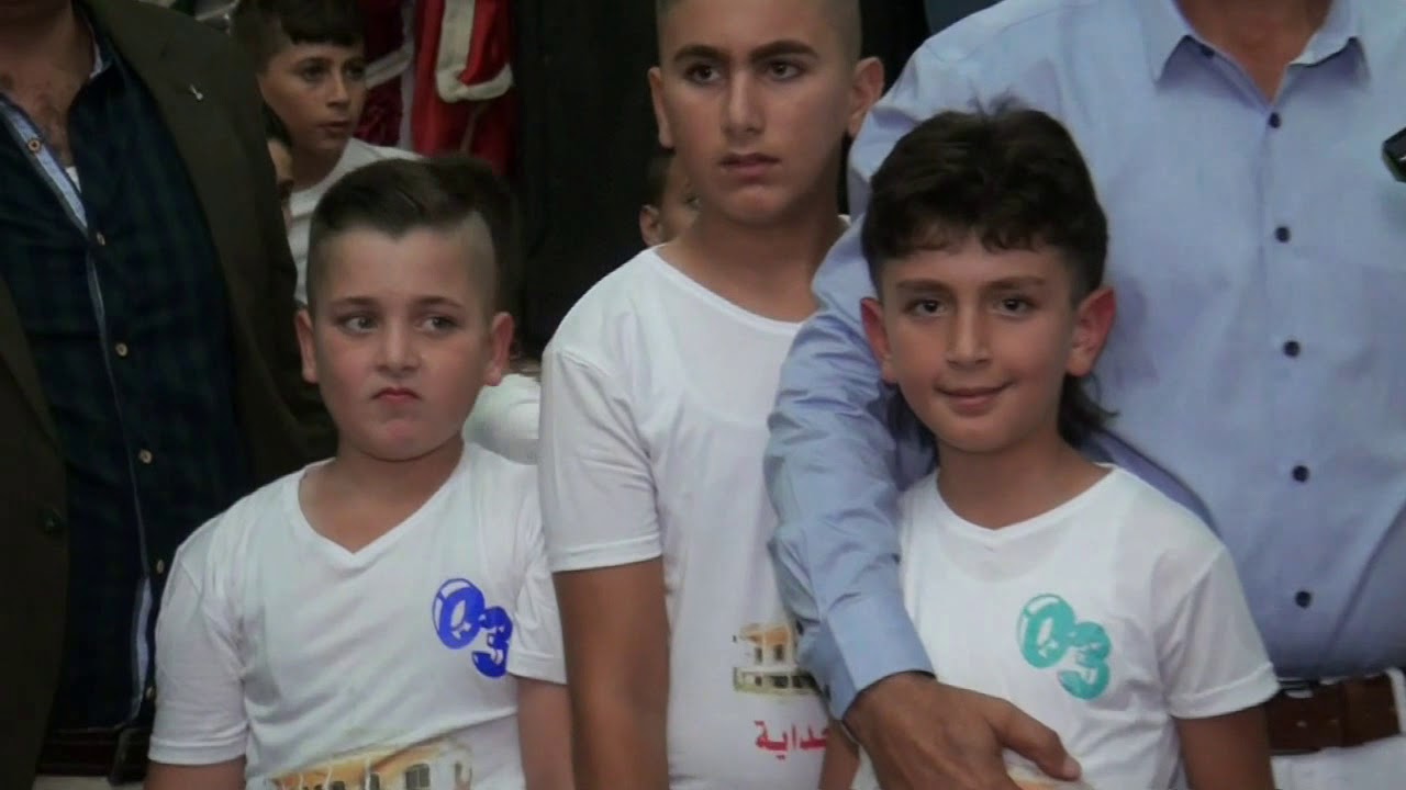 ج1 مهرجان عشيرة الجدايه النجم احمد القسيم يشعلها في صما اربد دبكة مجوز ثقل مع علاء الحوشان