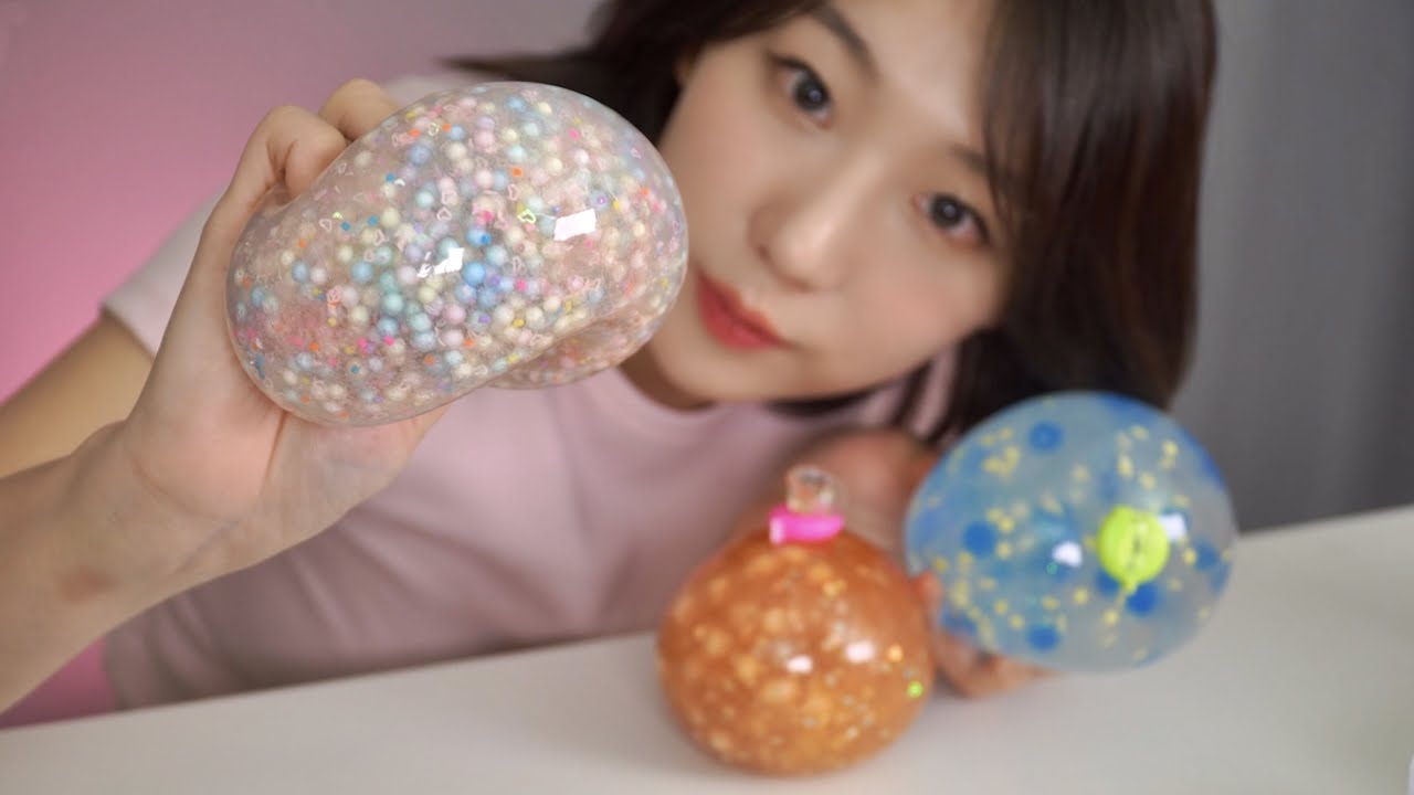 [ASMR] 내가 만든 스퀴시, 너를 위해 만들었지~ | 스퀴시 메이커로 소리 좋은 스퀴시 만들기!