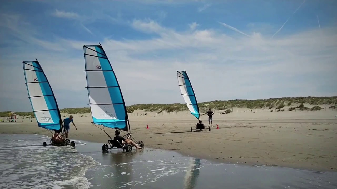 UNIEK UITJE - Blokarten op het Westlandse strand