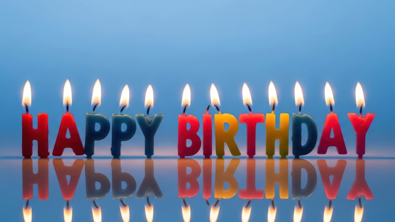 🥇 Happy Birthday Song 🎂🕯️✨ Shining Birthday Candles | Beautiful Birthday Wishes