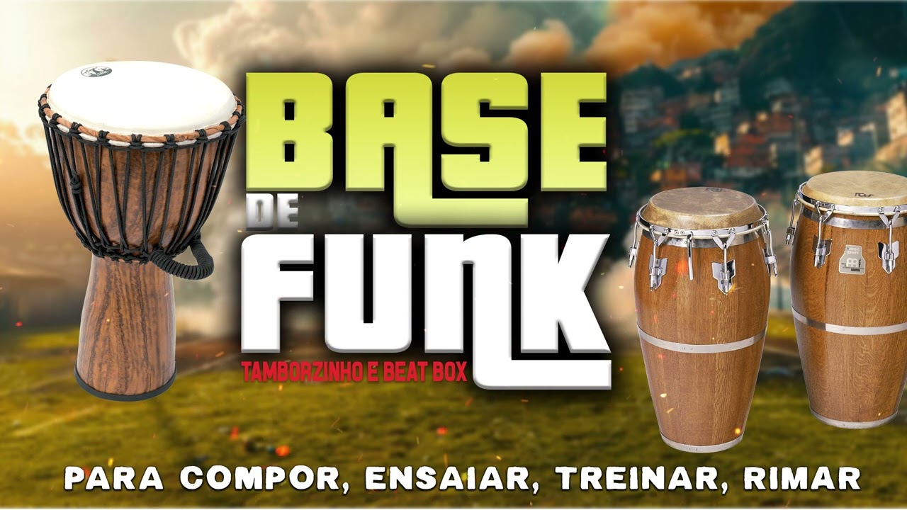 BASE de Funk tamborzinho e Beat Box 130 BPM para compor, ensaiar, treinar, improvisar