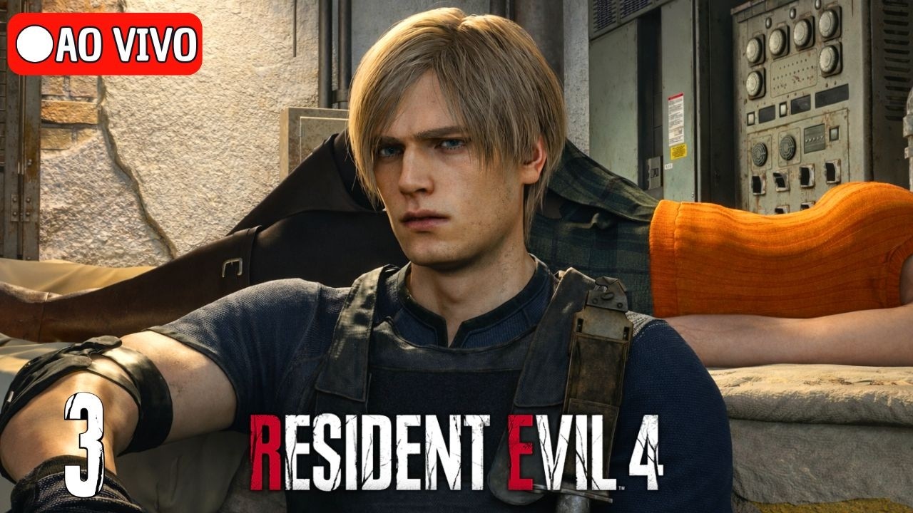 🔴FINALMENTE JOGANDO RE4 REMAKE PELA PRIMEIRA VEZ! 🤩 CAMPANHA DO LEON - PART 3 - AO VIVO🔴