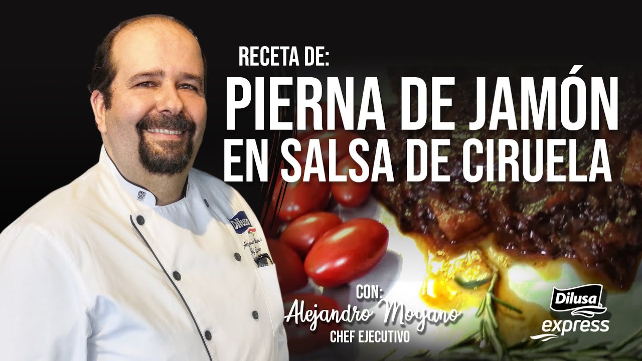 RECETA DE PIERNA DE JAMÓN EN SALSA DE CIRUELA
