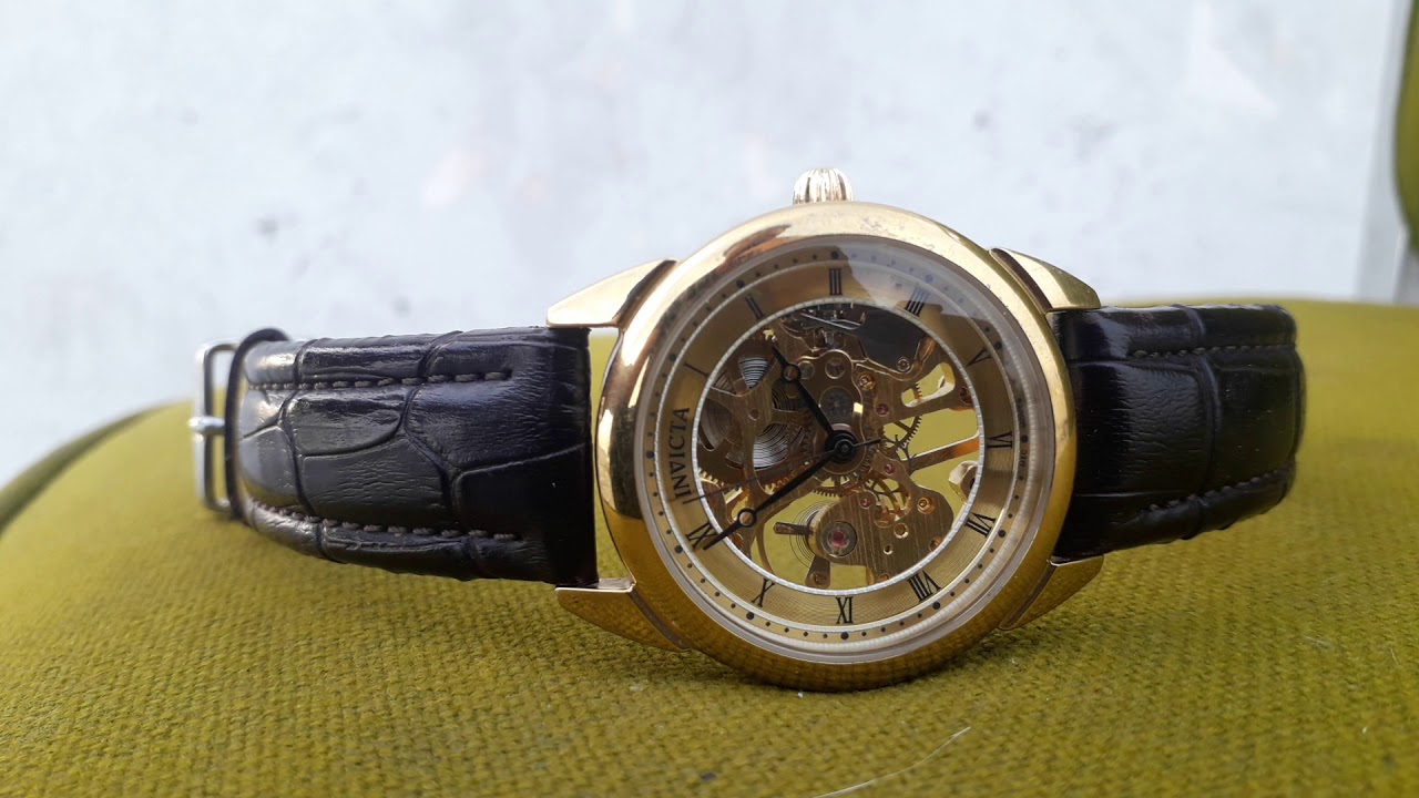 Invicta Skeleton Mechanical Movement 17 Jewels 30M Water Resistant Manual Winding Watch (Pakistan)