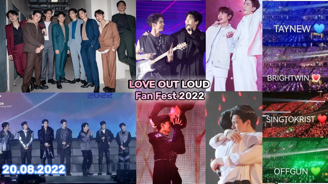 [TikTok]LOVE OUT LOUD FAN FEST2022|Tứ trụ cực cháy trên sân khấu,đàn em dưới khán đài cổ vũ hết mình
