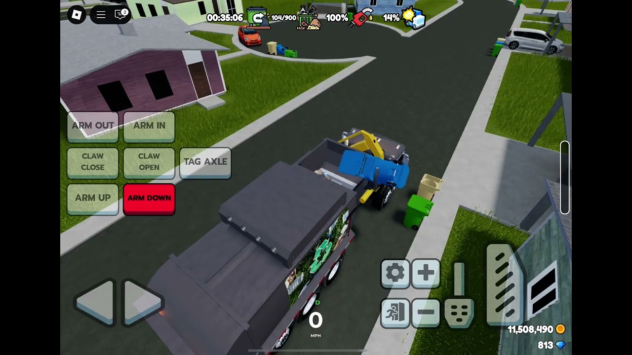Full size curbtender on recycle 