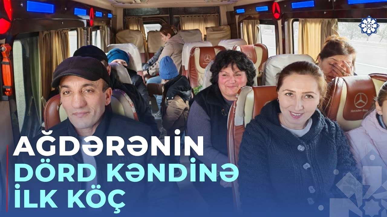 Ağdərənin Aşağı Oratağ, Heyvalı, Çapar və Çıldıran kəndlərinə ilk köç karvanı yola salınıb