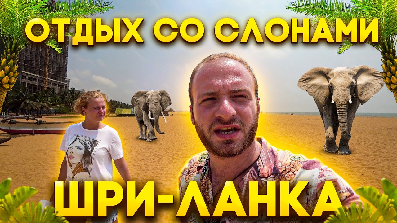 ШРИ-ЛАНКА ОТДЫХ С СЛОНАМИ/ПЛЯЖИ КОЛОМБО/ПИННАВЕЛА