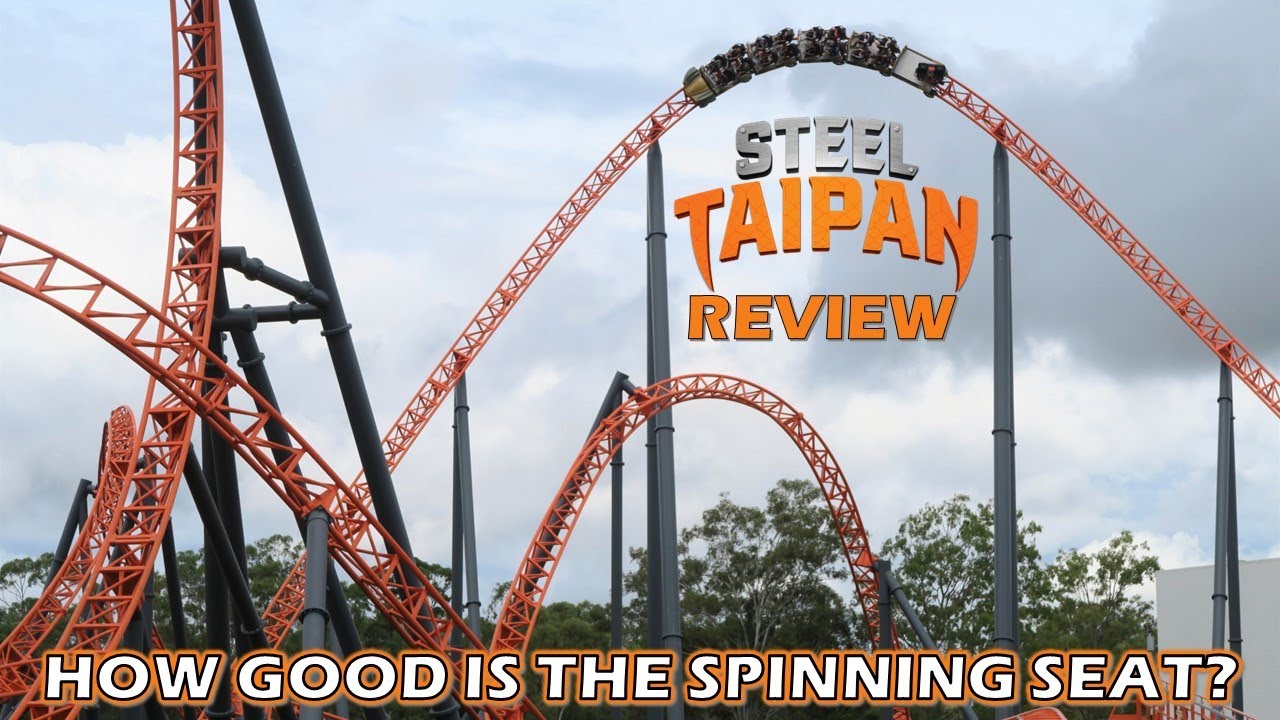 Обзор Steel Taipan, горки Dreamworld Mack Launch Coaster | Насколько хорошо вращающееся сиденье?