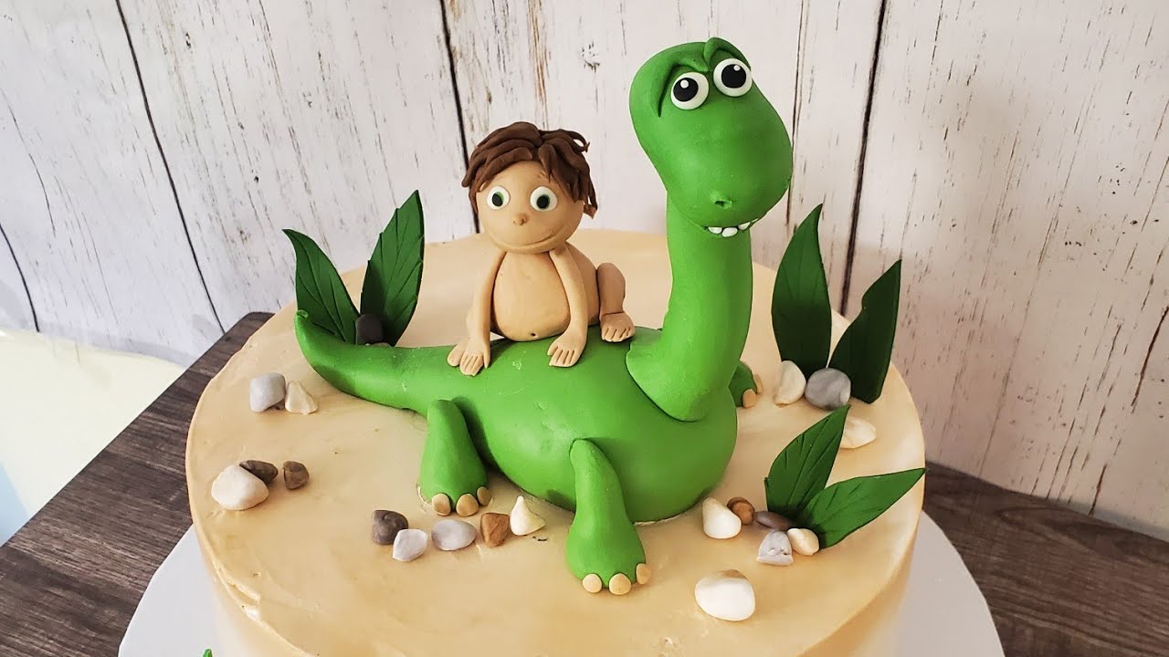 the good Dinosaur  cake topper