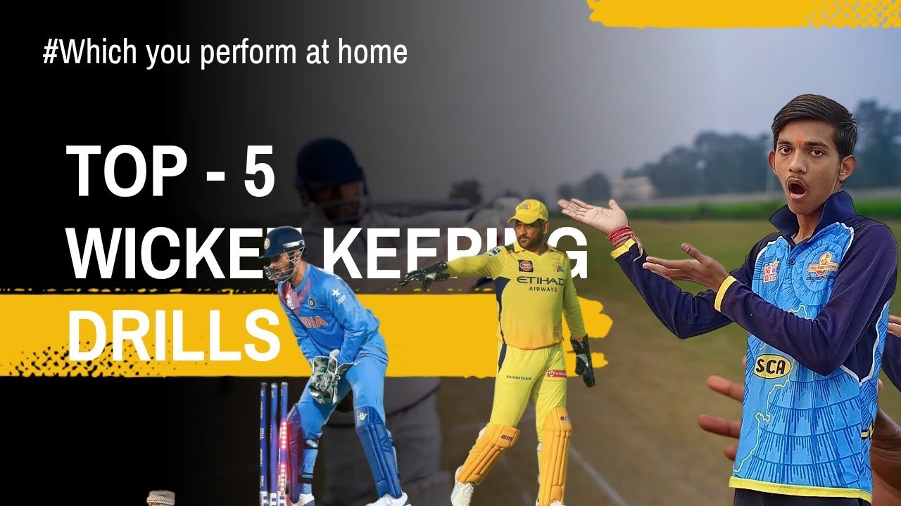 TOP 5 WICKET KEEPING DRILLS WHICH YOU PERFORM AT HOME || STUMPING AND CATCHING DRILLS