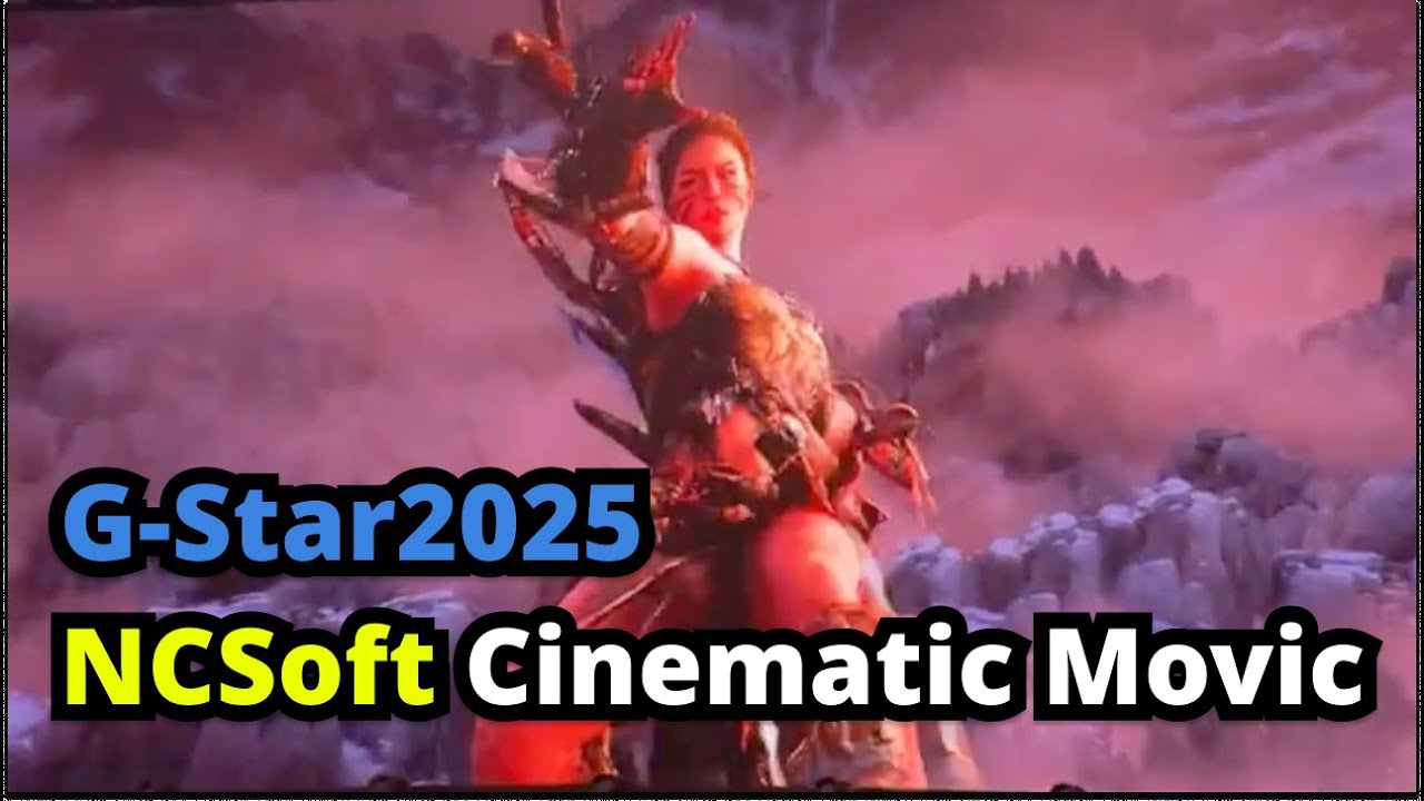 [지스타2025] 엔씨소프트 시네마틱 영상 [부산 벡스코 제1전시장]