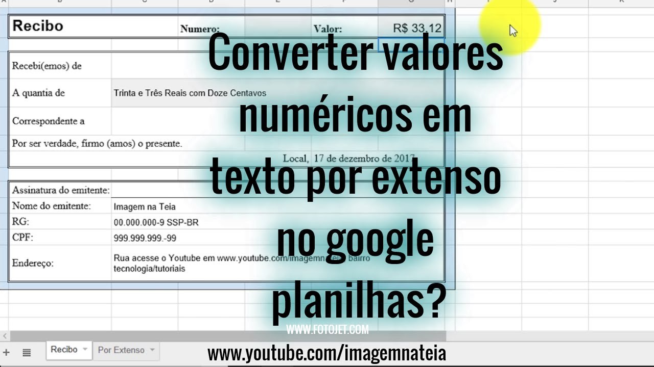 Como converter números em texto por extenso no google planilhas - respondendo comentários